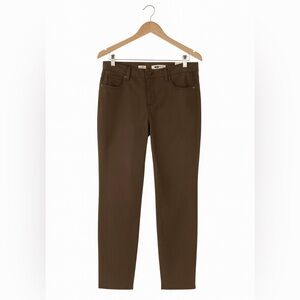 Sonoma New With Tags size 12 long mid-rise brown skinny jeans. Work/ Casual
